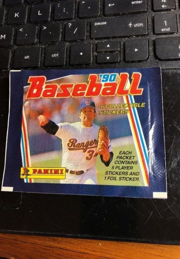 200 Unopened Packs of 1990 Nolan Ryan Panini Stickers.. (1 of 2)