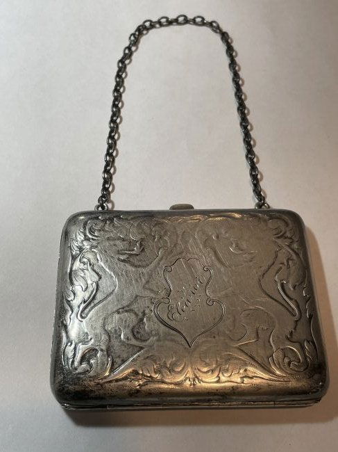 Antique Sterling Silver Change Purse 3.97 Troy Ounces.. (1 of 10)