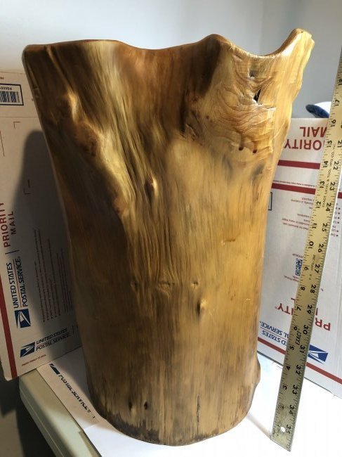 Unique Huge Cypress Knee Hand Carved Umbrella Stand.. (1 of 8)