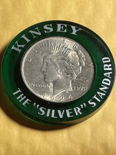 1924-P PEACE SILVER DOLLAR ADVERTISEMENT FREE SHIPPING (1 of 3)