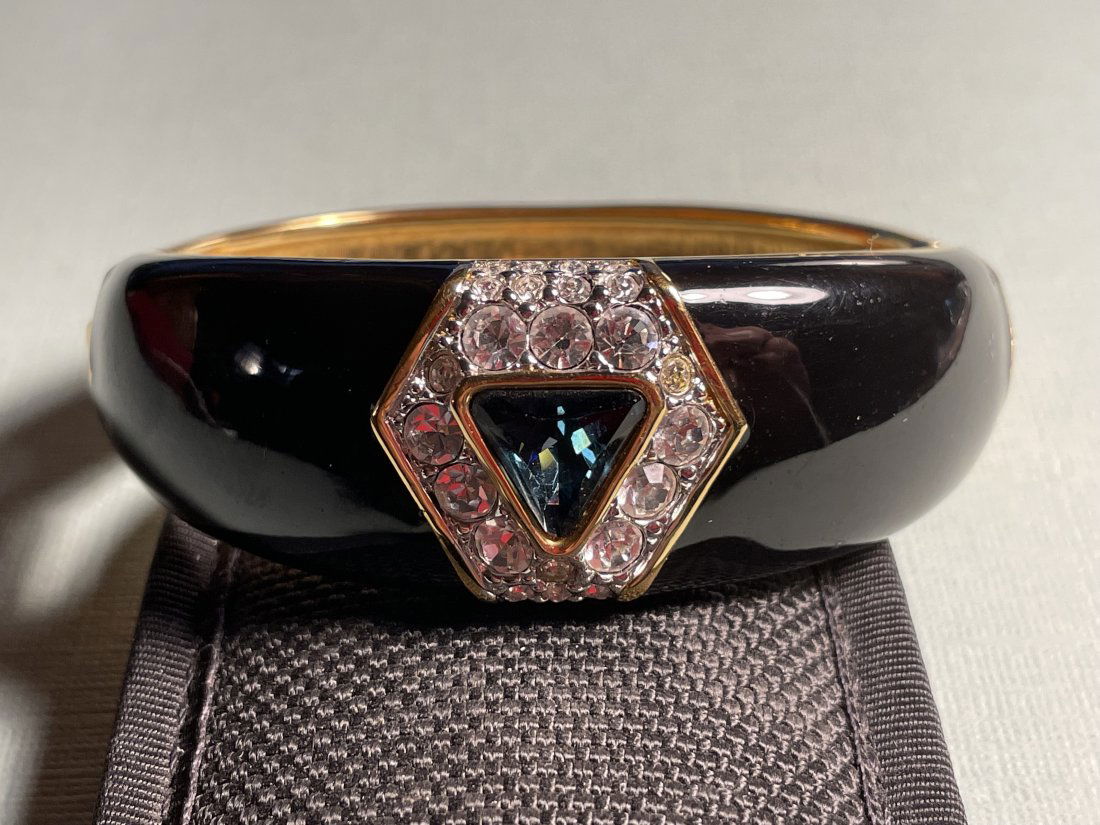 Daniel Swarovski Design Dsco Co Hinged Bangle Bracelet (1 of 6)