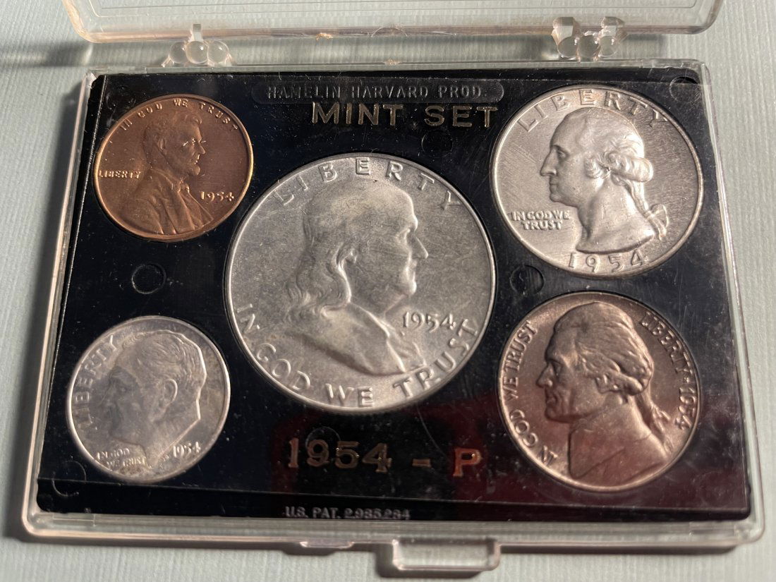 1954-P Uncirculated 5-Coin Mint Set 5-Coins.... (1 of 2)
