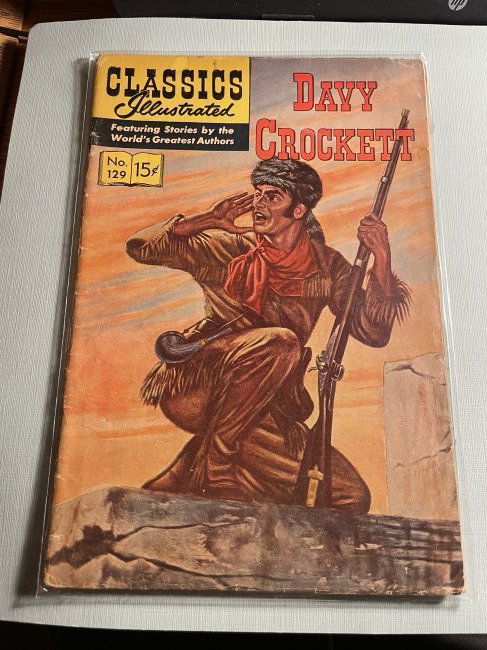 Classics Illustrated #129 Davy Crockett Comic Book... (1 of 2)