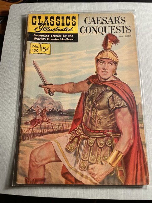 Classics Illustrated #130 Caesar's Conquests Comic Book (1 of 2)