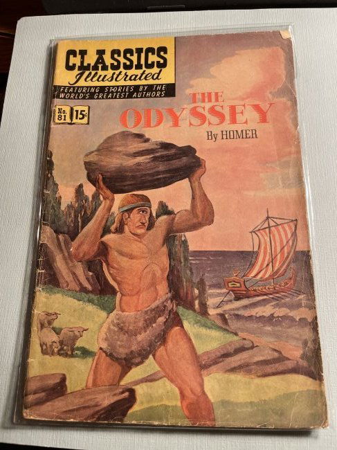 Classics Illustrated #81 The Odyssey Comic Book... (1 of 2)