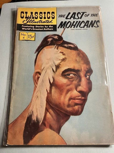 Classics Illustrated #4 The Last of the Mohicans Comic (1 of 2)