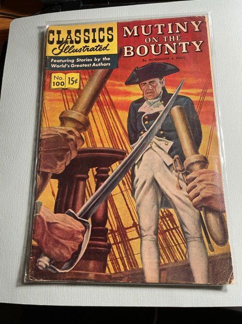 Classics Illustrated #100 Mutiny on the Bounty Comi... (1 of 2)