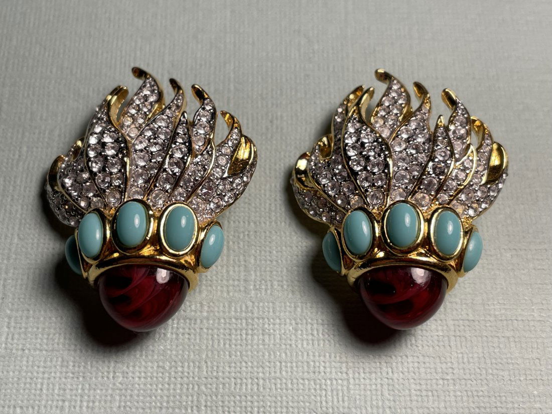 Eternal collection clip on deals earrings