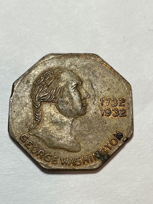 1732-1932 George Washington Bicentennial Token as Pic'd (1 of 2)