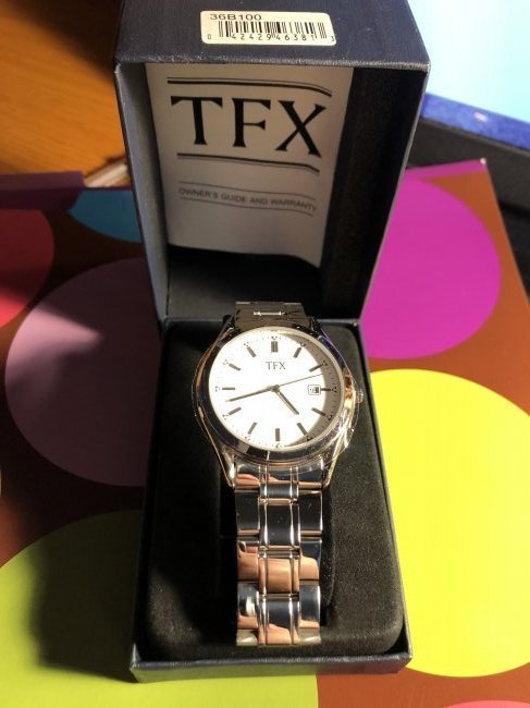 TFX by Bulova Silver Tone Crystal Men's Watch w/Date... (1 of 5)