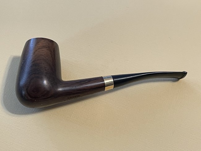 Vtg Exotic Rosewood Pipe 14k Gold Filled in Good Preowned Used Condition as Pictured (1 of 6)