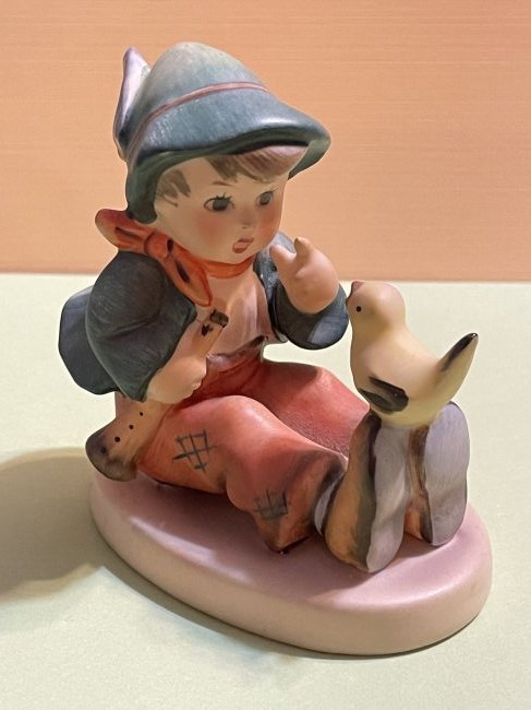 "Singing Lesson" Goebel Hummel Figurine #63 in Good Preowned Condition as Pictured. (1 of 4)