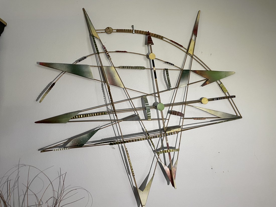 Noted NJ Artist Michael P. McCrink Signed Mixed Metals Fabricated Wall Hanging Artwork... (1 of 4)