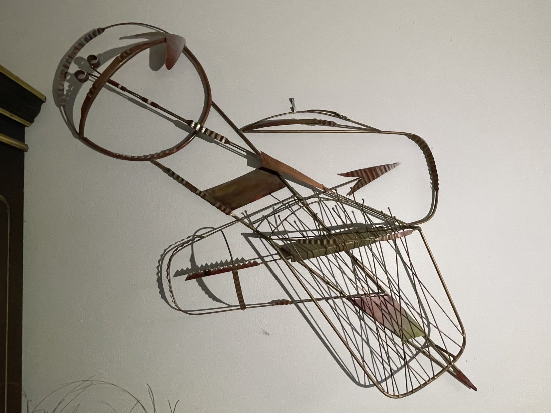 Noted NJ Artist Michael P. McCrink Un-Signed Mixed Metals Fabricated Wall Hanging Artwork (1 of 5)