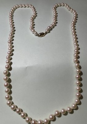 Vtg Monet 6mm Faux Pearl Knotted 29" Necklace-Ivory Colored in Good Preowned Condition: Vintage Monet 6mm Faux Pearl Knotted 29" Necklace-Ivory Colored in Good Preowned Condition. $5 Domestic Shipping.