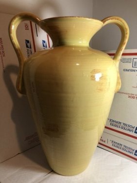 Large Ceramic Pottery Vase Made in Dundee, IL. 20" Tall Preowned from an Estate (1 of 5)