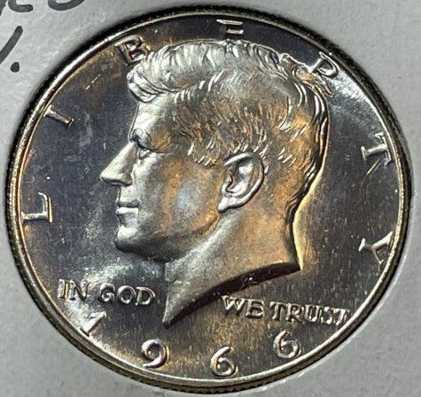 1966 SMS Choice BU Light Cameo Condition Kennedy Silver Half Dollar... (1 of 2)
