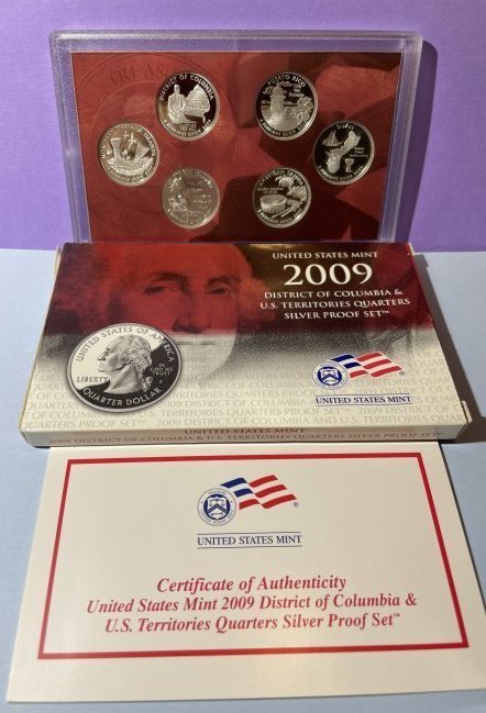 2009 United States Silver 6-Coin Proof Set in Original Box with Mint Card as Pictured. (1 of 3)