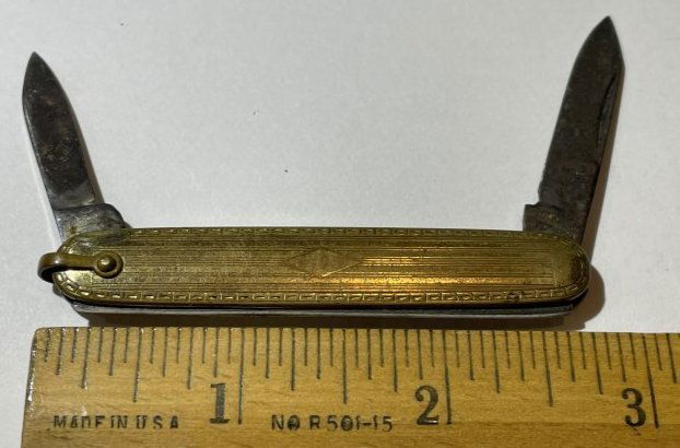 Antique Imperial Gold-Filled Folding Pen Knife Preowned from an Estate as Pictured.: Antique Imperial Gold-Filled Folding Pen Knife Preowned from an Estate as Pictured. $5 Domestic Shipping.