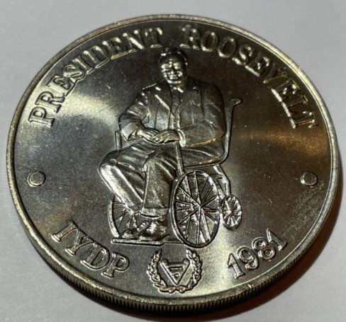 Samoa 1981 1 Tala Coin President Roosevelt Low Mintage in Choice BU Condition. (1 of 2)