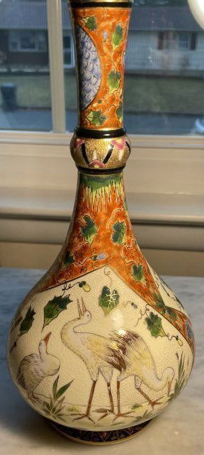 Rare Vtg FISCHER J. Budapest Zsolnay 10" Vase in VG Preowned Condition from an Estate: Rare Vintage FISCHER J. Budapest Zsolnay 10" Vase w/Exquisite Detail Preowned from an Estate in VG Preowned Condition as Pictured. $18 Domestic Shipping.