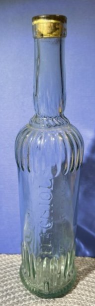 Vintage Embossed Bottle James Plagniol Olive Oil Marseille France Green Tint Bottle #278: Vintage Embossed Bottle James Plagniol Olive Oil Marseille France Green Tint Bottle in VG Condition. $10 Domestic Shipping. (Bottle Stock #278) On Multiple Bottle Lots Won, The Shipping Fees will be C