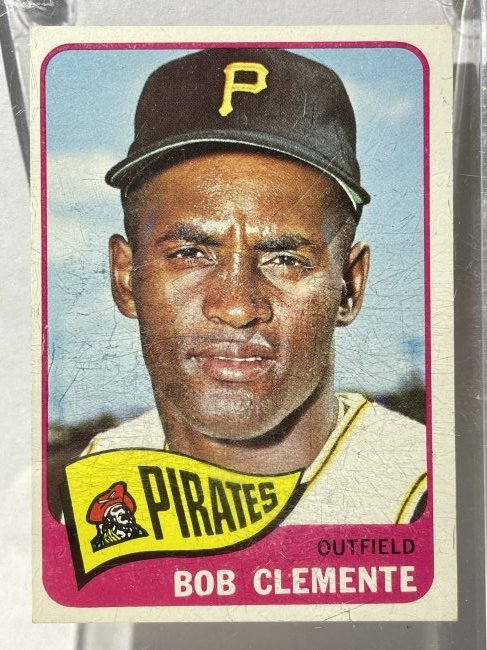 BOB "ROBERTO" CLEMENTE #160 BASEBALL CARD NICE CORNERS. FREE DOMESTIC SHIPPING.: BOB "ROBERTO" CLEMENTE #160 BASEBALL CARD NICE CORNERS. FREE DOMESTIC SHIPPING. CARDS ARE IN REAL NICE SHAPE BUT SOME OF THE LUCITE HOLDERS HAVE SCRATCHES AND STICKER RESIDUE.