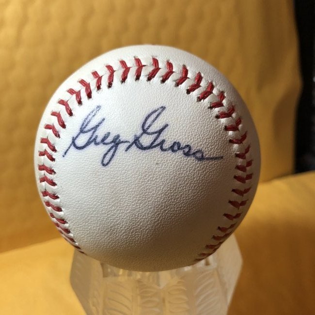 GREG GROSS Autographed Little League Baseball as Pictured. FREE Domestic Shipping.: GREG GROSS Autographed Little League Baseball as Pictured. FREE Domestic Shipping.