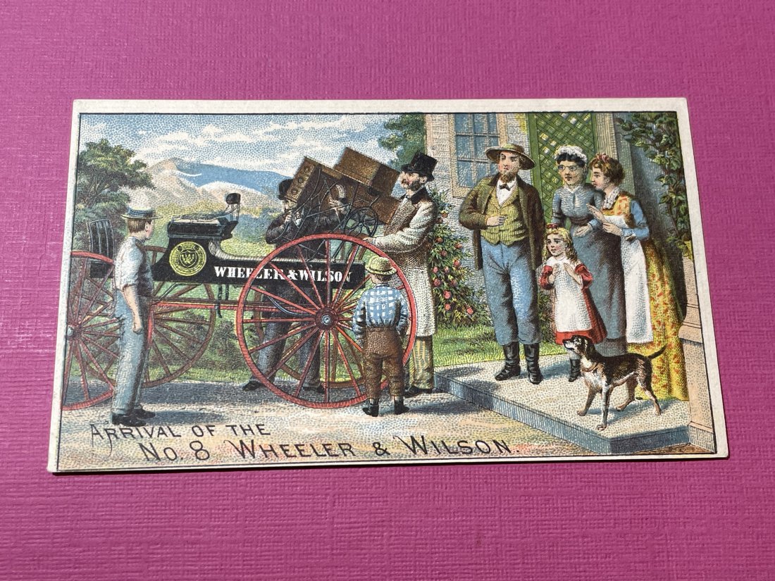 VICTORIAN TRADE CARD #338.: VICTORIAN TRADE CARD #338. (ONLY ONE SHIPPING FEE OF $5 ON TRADE CARDS, WHETHER YOU WIN 1 CARD OR 100 CARDS)