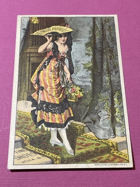 VICTORIAN TRADE CARD #356.: VICTORIAN TRADE CARD #356. (ONLY ONE SHIPPING FEE OF $5 ON TRADE CARDS, WHETHER YOU WIN 1 CARD OR 100 CARDS)