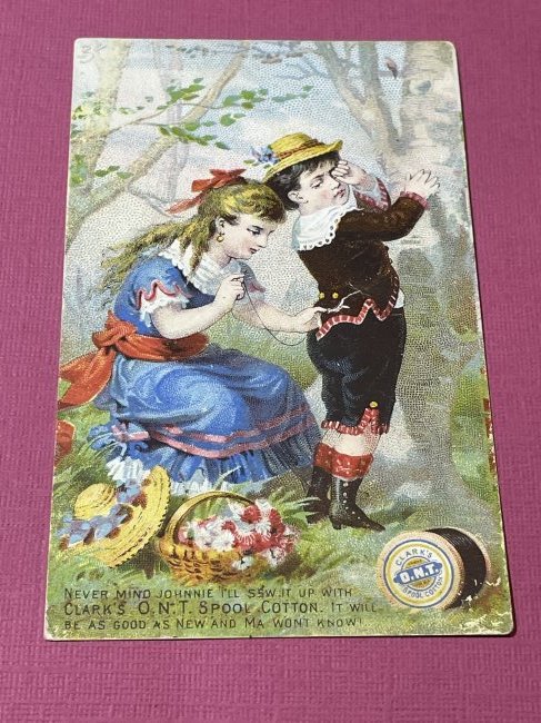 VICTORIAN TRADE CARD #364.: VICTORIAN TRADE CARD #364. (ONLY ONE SHIPPING FEE OF $5 ON TRADE CARDS, WHETHER YOU WIN 1 CARD OR 100 CARDS)