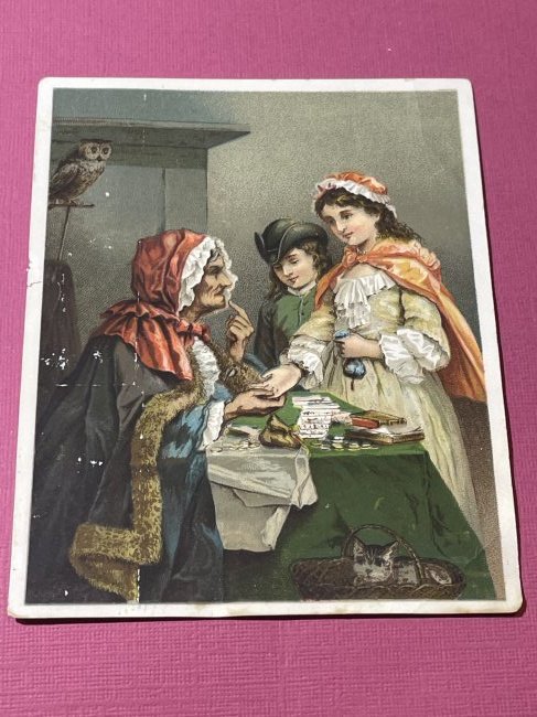 VICTORIAN TRADE CARD #381.: VICTORIAN TRADE CARD #381. (ONLY ONE SHIPPING FEE OF $5 ON TRADE CARDS, WHETHER YOU WIN 1 CARD OR 100 CARDS)