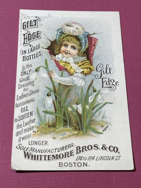 VICTORIAN TRADE CARD #406.: VICTORIAN TRADE CARD #406. (ONLY ONE SHIPPING FEE OF $5 ON TRADE CARDS, WHETHER YOU WIN 1 CARD OR 100 CARDS)