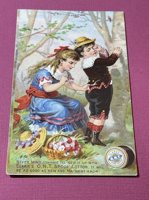VICTORIAN TRADE CARD #408.: VICTORIAN TRADE CARD #408. (ONLY ONE SHIPPING FEE OF $5 ON TRADE CARDS, WHETHER YOU WIN 1 CARD OR 100 CARDS)