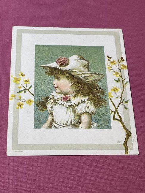 VICTORIAN TRADE CARD #414.: VICTORIAN TRADE CARD #414. (ONLY ONE SHIPPING FEE OF $5 ON TRADE CARDS, WHETHER YOU WIN 1 CARD OR 100 CARDS)