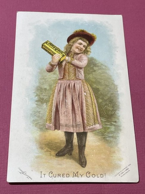 VICTORIAN TRADE CARD #416.: VICTORIAN TRADE CARD #416. (ONLY ONE SHIPPING FEE OF $5 ON TRADE CARDS, WHETHER YOU WIN 1 CARD OR 100 CARDS)