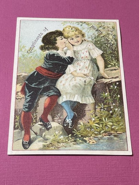 VICTORIAN TRADE CARD #422.: VICTORIAN TRADE CARD #422. (ONLY ONE SHIPPING FEE OF $5 ON TRADE CARDS, WHETHER YOU WIN 1 CARD OR 100 CARDS)