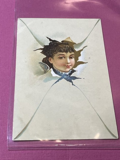 VICTORIAN TRADE CARD #452.: VICTORIAN TRADE CARD #452. (ONLY ONE SHIPPING FEE OF $5 ON TRADE CARDS, WHETHER YOU WIN 1 CARD OR 100 CARDS)
