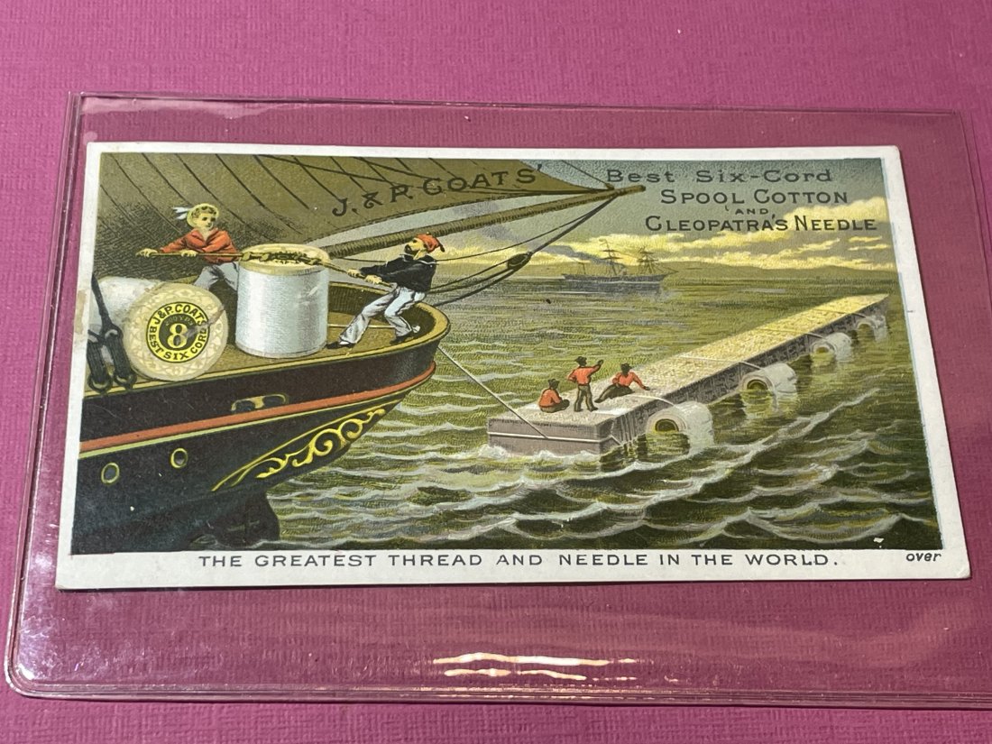 VICTORIAN TRADE CARD #453.: VICTORIAN TRADE CARD #453. (ONLY ONE SHIPPING FEE OF $5 ON TRADE CARDS, WHETHER YOU WIN 1 CARD OR 100 CARDS)