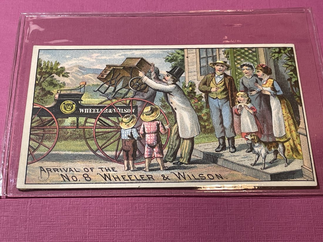 VICTORIAN TRADE CARD #454.: VICTORIAN TRADE CARD #454. (ONLY ONE SHIPPING FEE OF $5 ON TRADE CARDS, WHETHER YOU WIN 1 CARD OR 100 CARDS)