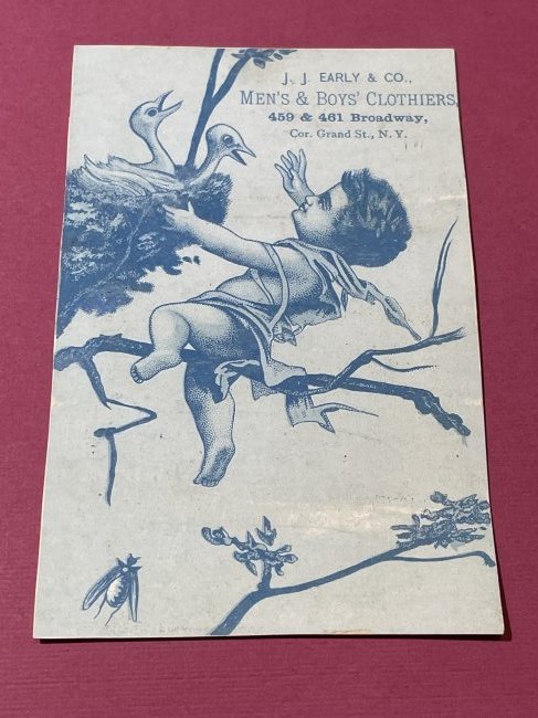 VICTORIAN TRADE CARD #469.: VICTORIAN TRADE CARD #469. (ONLY ONE SHIPPING FEE OF $5 ON TRADE CARDS, WHETHER YOU WIN 1 CARD OR 100 CARDS)