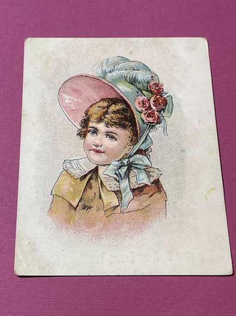 VICTORIAN TRADE CARD #478.: VICTORIAN TRADE CARD #478. (ONLY ONE SHIPPING FEE OF $5 ON TRADE CARDS, WHETHER YOU WIN 1 CARD OR 100 CARDS)