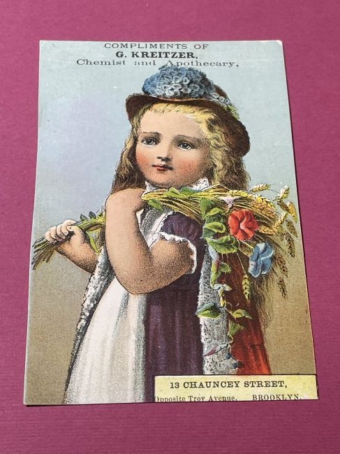 VICTORIAN TRADE CARD #481.: VICTORIAN TRADE CARD #481. (ONLY ONE SHIPPING FEE OF $5 ON TRADE CARDS, WHETHER YOU WIN 1 CARD OR 100 CARDS)