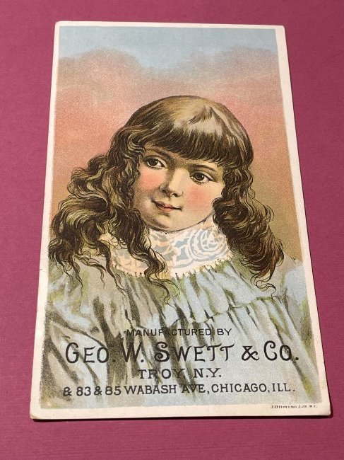VICTORIAN TRADE CARD #499.: VICTORIAN TRADE CARD #499. (ONLY ONE SHIPPING FEE OF $5 ON TRADE CARDS, WHETHER YOU WIN 1 CARD OR 100 CARDS)