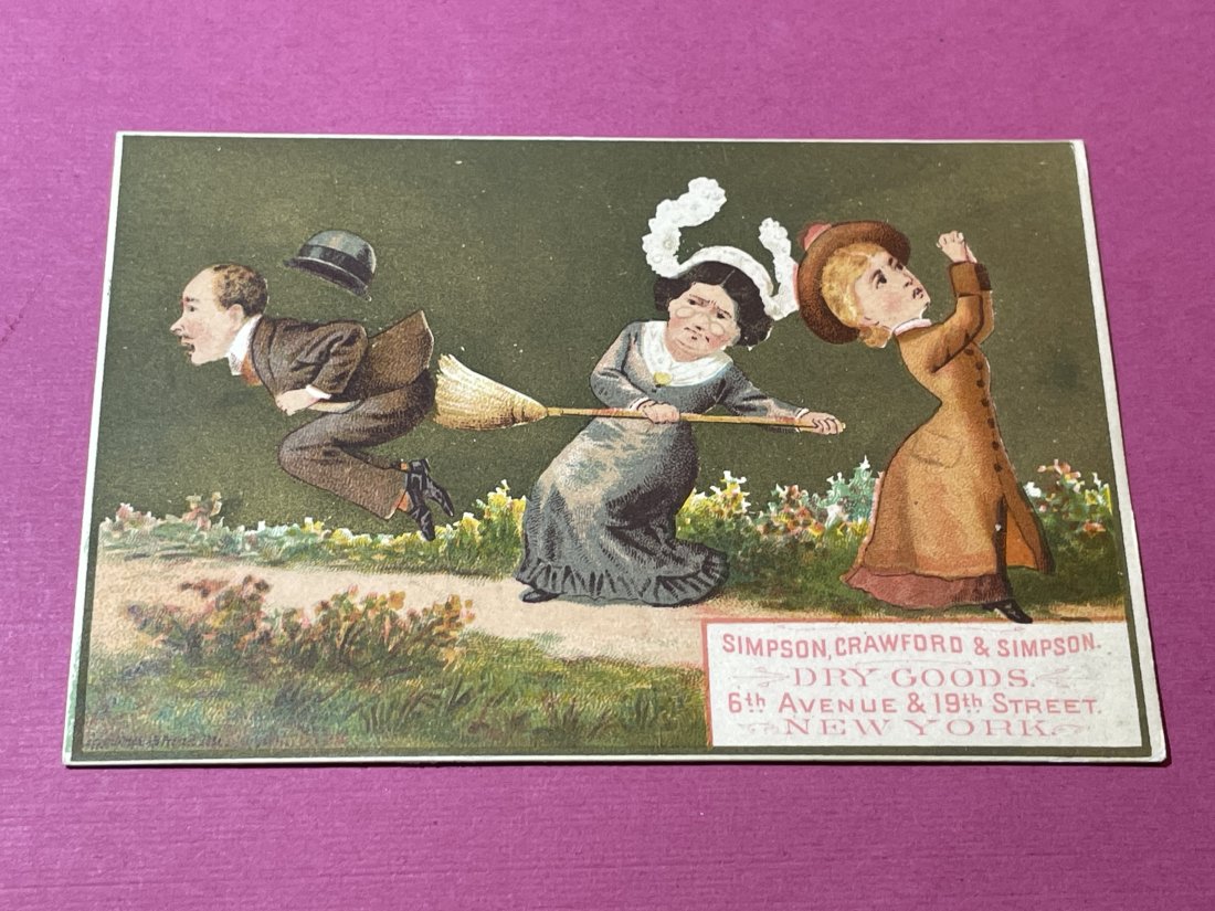 VICTORIAN TRADE CARD #501.: VICTORIAN TRADE CARD #501. (ONLY ONE SHIPPING FEE OF $5 ON TRADE CARDS, WHETHER YOU WIN 1 CARD OR 100 CARDS)