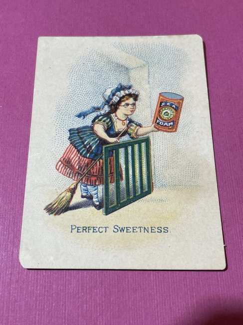 VICTORIAN TRADE CARD #530.: VICTORIAN TRADE CARD #530. (ONLY ONE SHIPPING FEE OF $5 ON TRADE CARDS, WHETHER YOU WIN 1 CARD OR 100 CARDS)