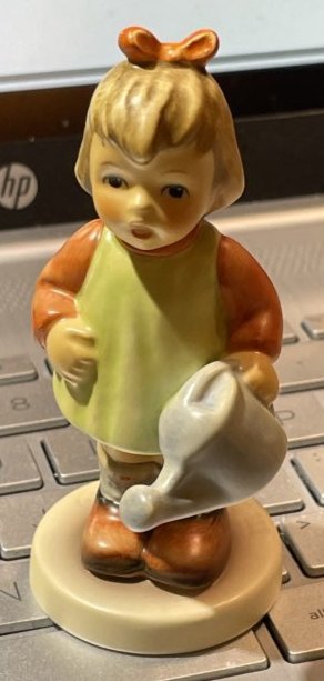 1996 Hummel Goebel Germany Porcelain Figurine #729 "Nature's Gift" in Good Preowned Condition.: 1996 Hummel Goebel Germany Porcelain Figurine #729 "Nature's Gift" in Good Preowned Condition. $5 Domestic Shipping.