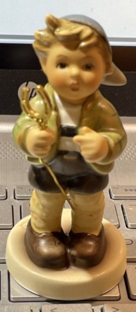 Goebel Hummel Figurine #2296 "Little Luck" in Good Preowned Condition.: Goebel Hummel Figurine #2296 "Little Luck" in Good Preowned Condition. $5 Domestic Shipping.