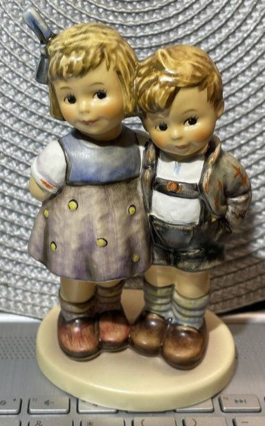 Goebel Hummel "The Little Pair" #449 TMK-6 5.25" Tall in Good Preowned Condition.: Goebel Hummel "The Little Pair" #449 TMK-6 5.25" Tall in Good Preowned Condition. $10 Domestic Shipping.