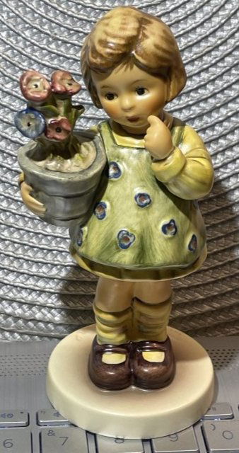 Goebel Hummel â€œMy Wish is Small” #463/0 Figurine 5.75" Tall in Good Preowned Condition.: Goebel Hummel â€œMy Wish is Small” #463/0 Figurine 5.75" Tall in Good Preowned Condition. $10 Domestic Shipping.
